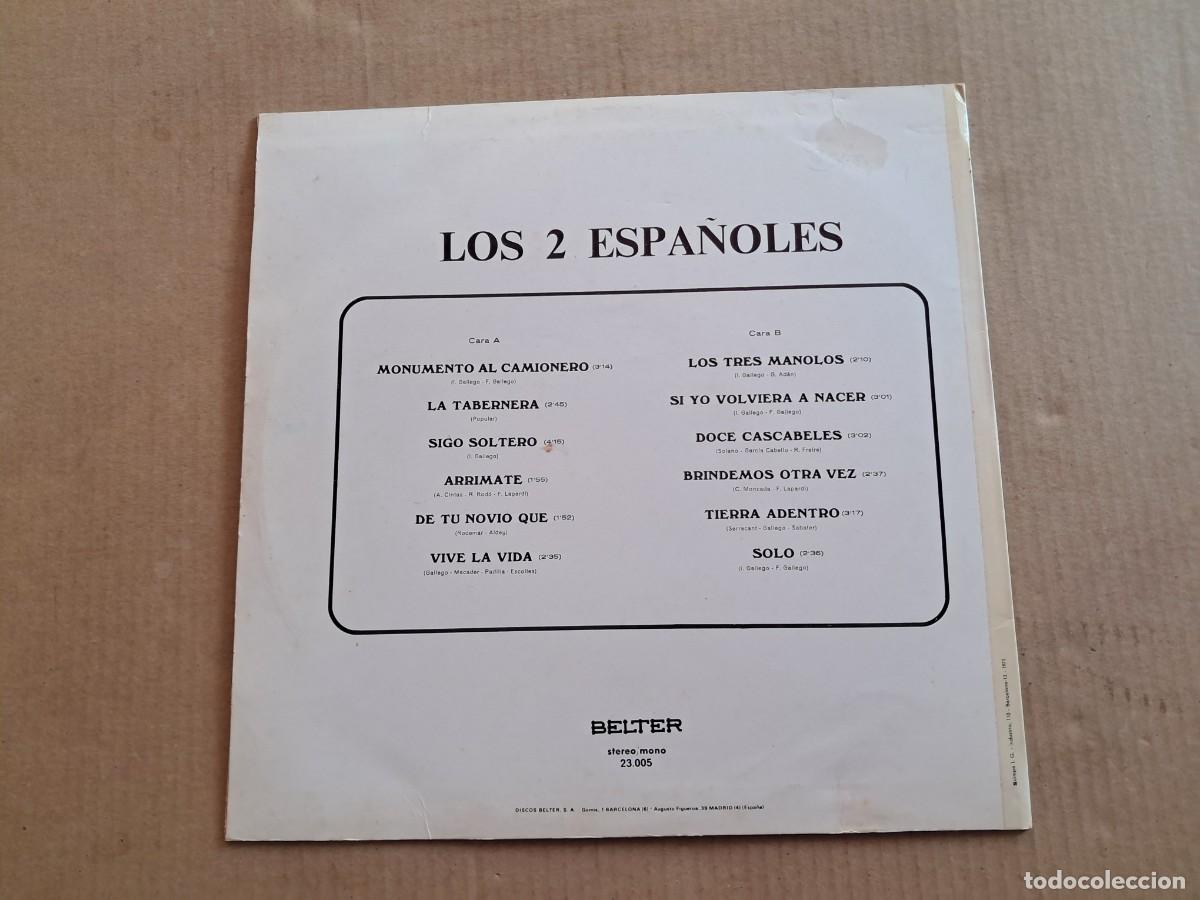 Discos de vinilo: LOS 2 ESPA&Ntilde;OLES - LOS DOS ESPA&Ntilde;OLES LP 1975 - Foto 4