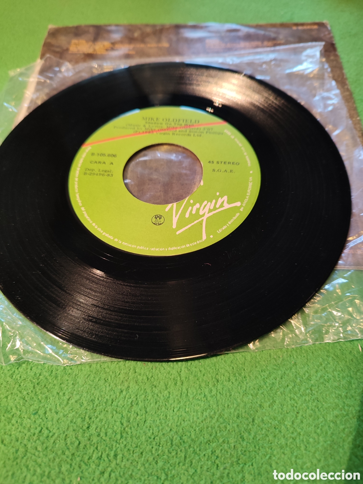 Discos de vinilo: Mike Oldfield & Roger Chapman - Shadow on the wall - Foto 3