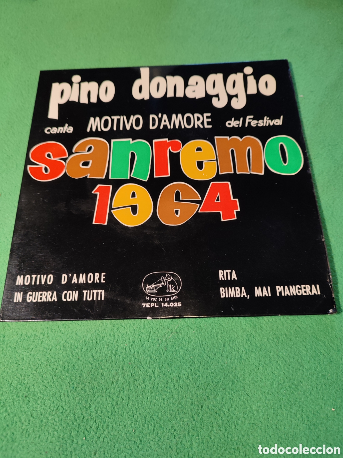 Discos de vinilo: Pino Donaggio - Rita EP + 3 temas - Foto 1
