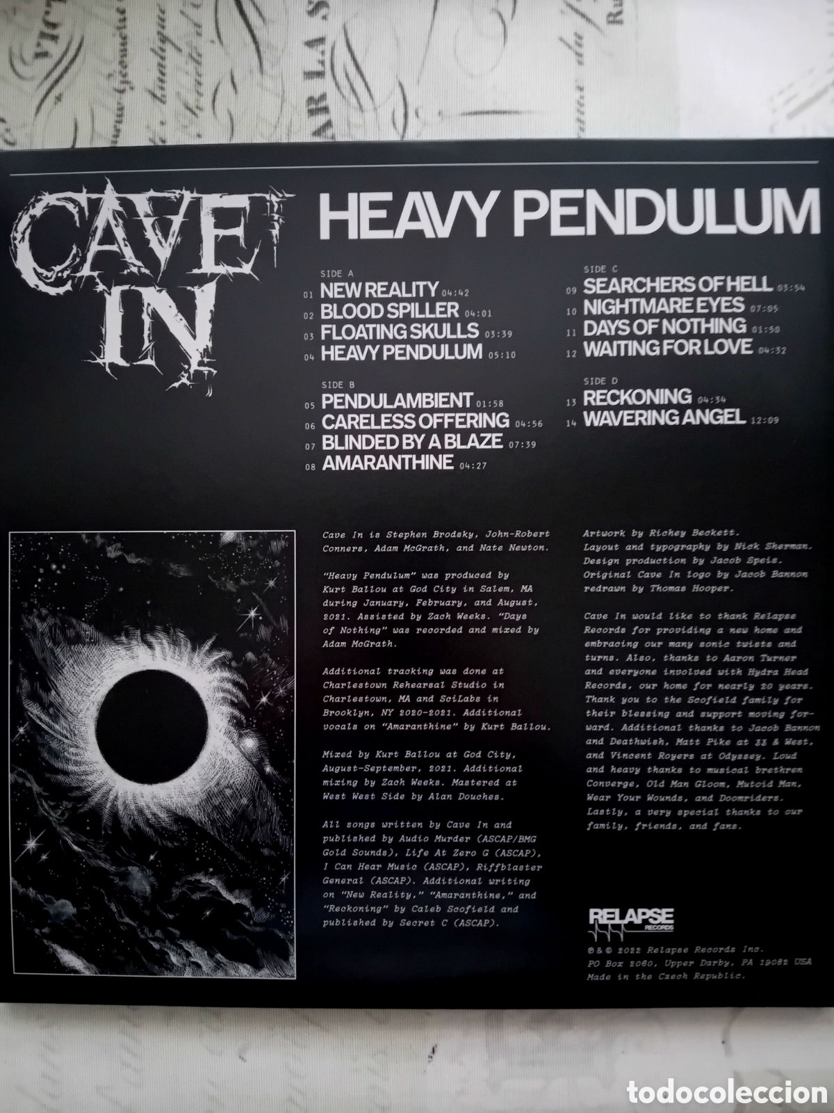 Discos de vinilo: CAVE IN. HEAVY PENDULUM. 2022. EDICI&Oacute;N LIMITADA - Foto 2