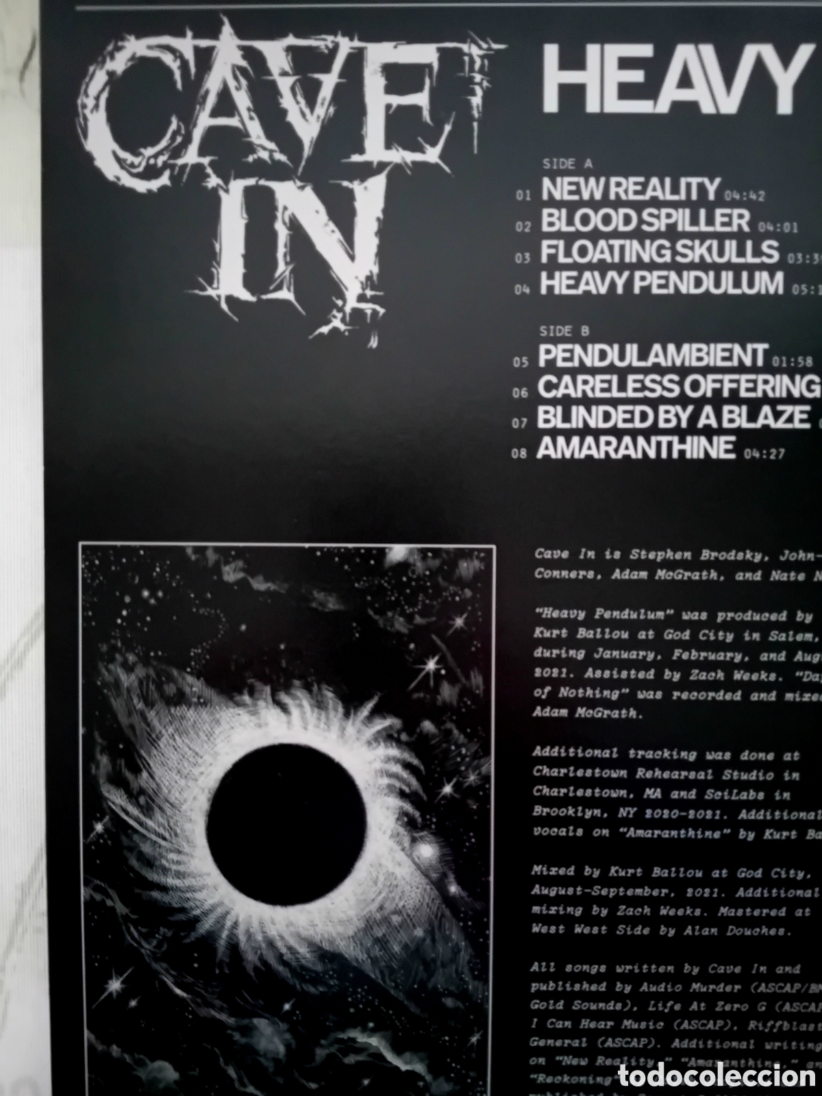 Discos de vinilo: CAVE IN. HEAVY PENDULUM. 2022. EDICI&Oacute;N LIMITADA - Foto 3