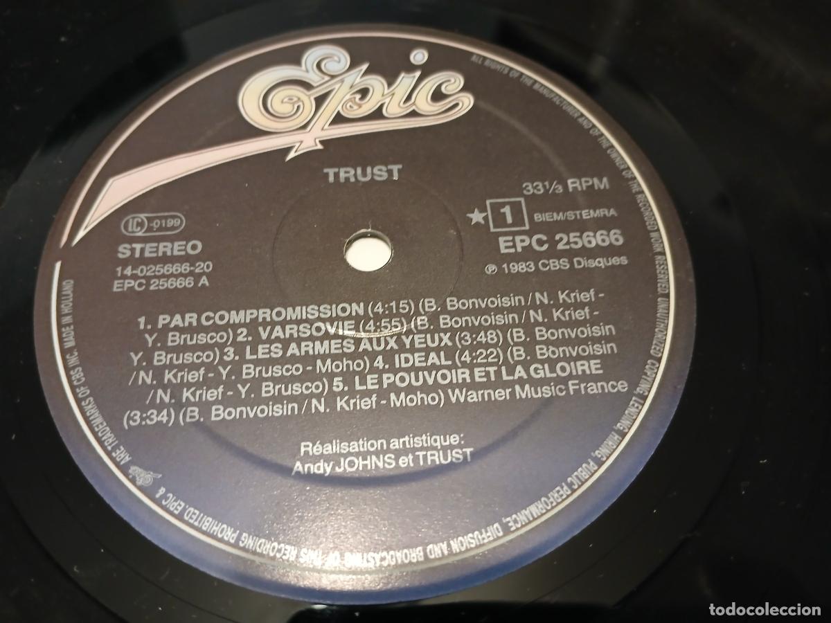 Discos de vinilo: Trust &ndash; Id&eacute;al- (1983) LP disco vinilo - Foto 2