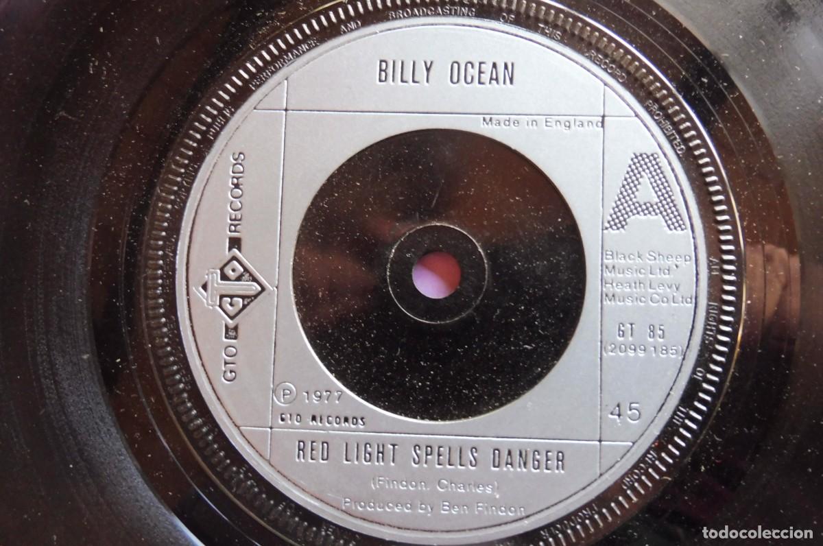 Discos de vinilo: SINGLE - Billy Ocean &ndash; Red Light Spells Danger - GTO &ndash; GT 85 - - Foto 1