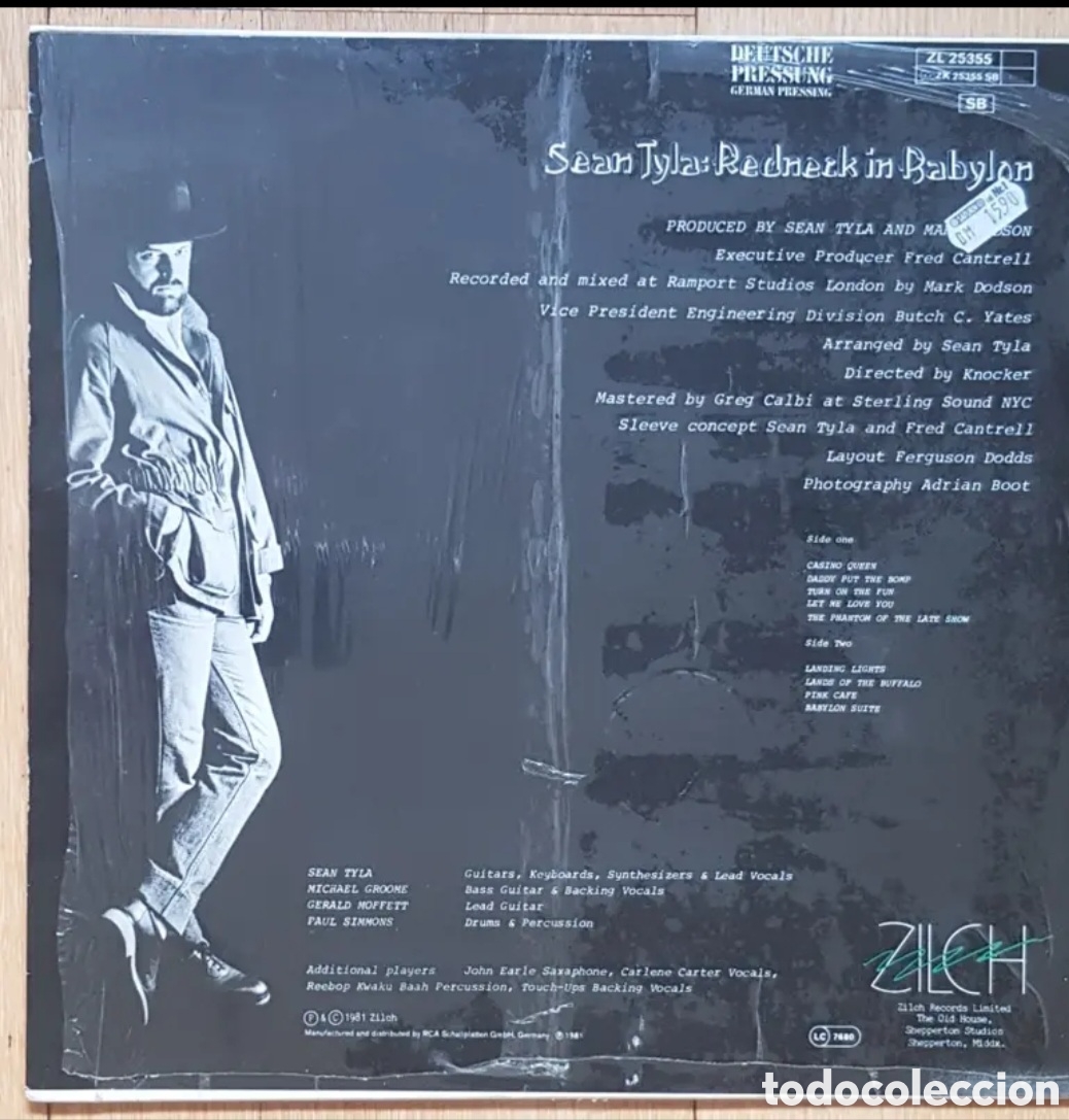 Discos de vinilo: Sean Tyla Redneck in Babylon lp. - Foto 2