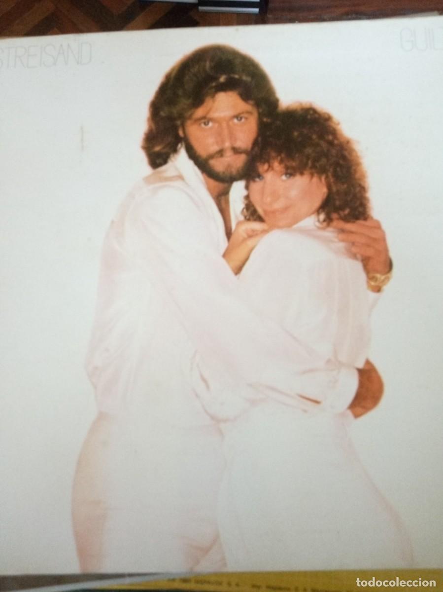 Discos de vinilo: Disco de Barbra Streisand y Barry Gibb. - Foto 1