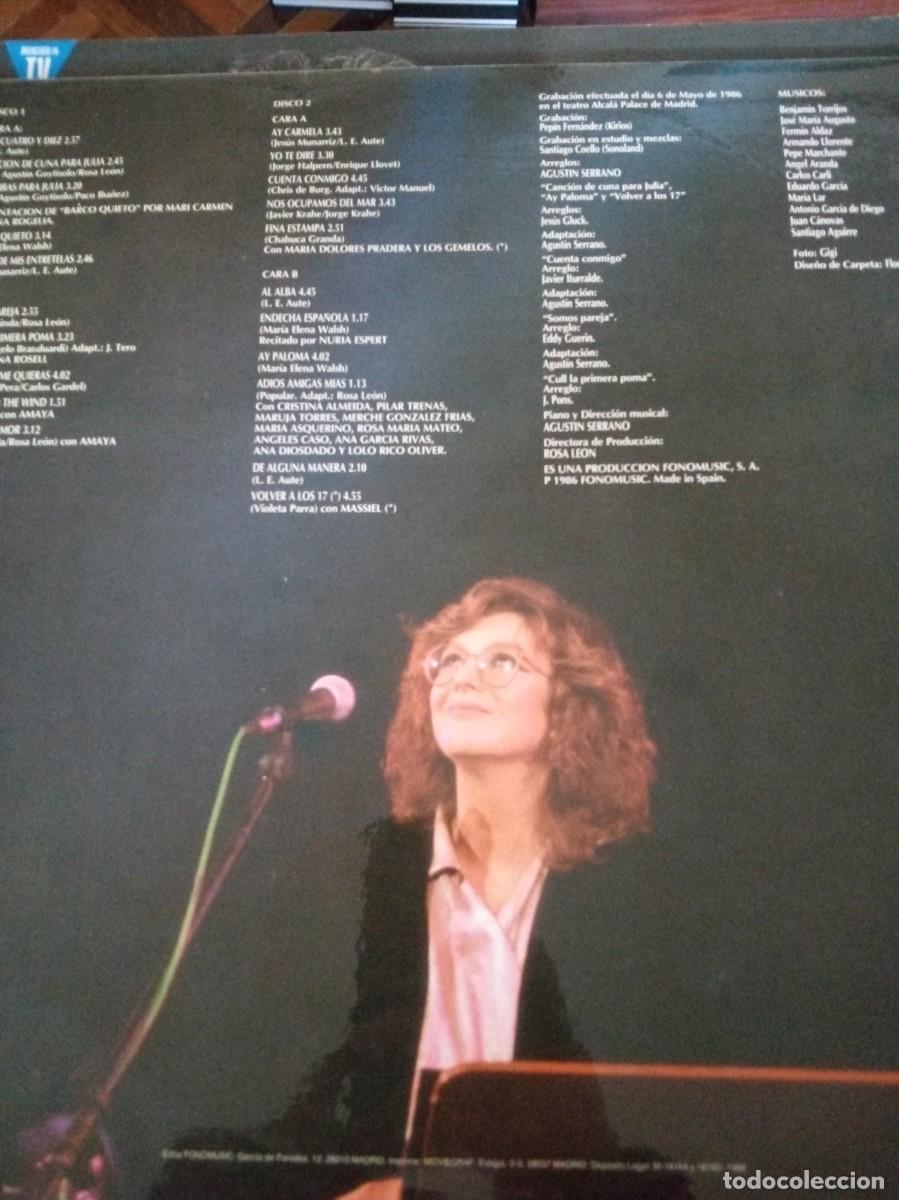 Discos de vinilo: Disco de vinilo de Rosa Le&oacute;n. - G&eacute;nero: Pop/Rock Nacional. - Foto 2