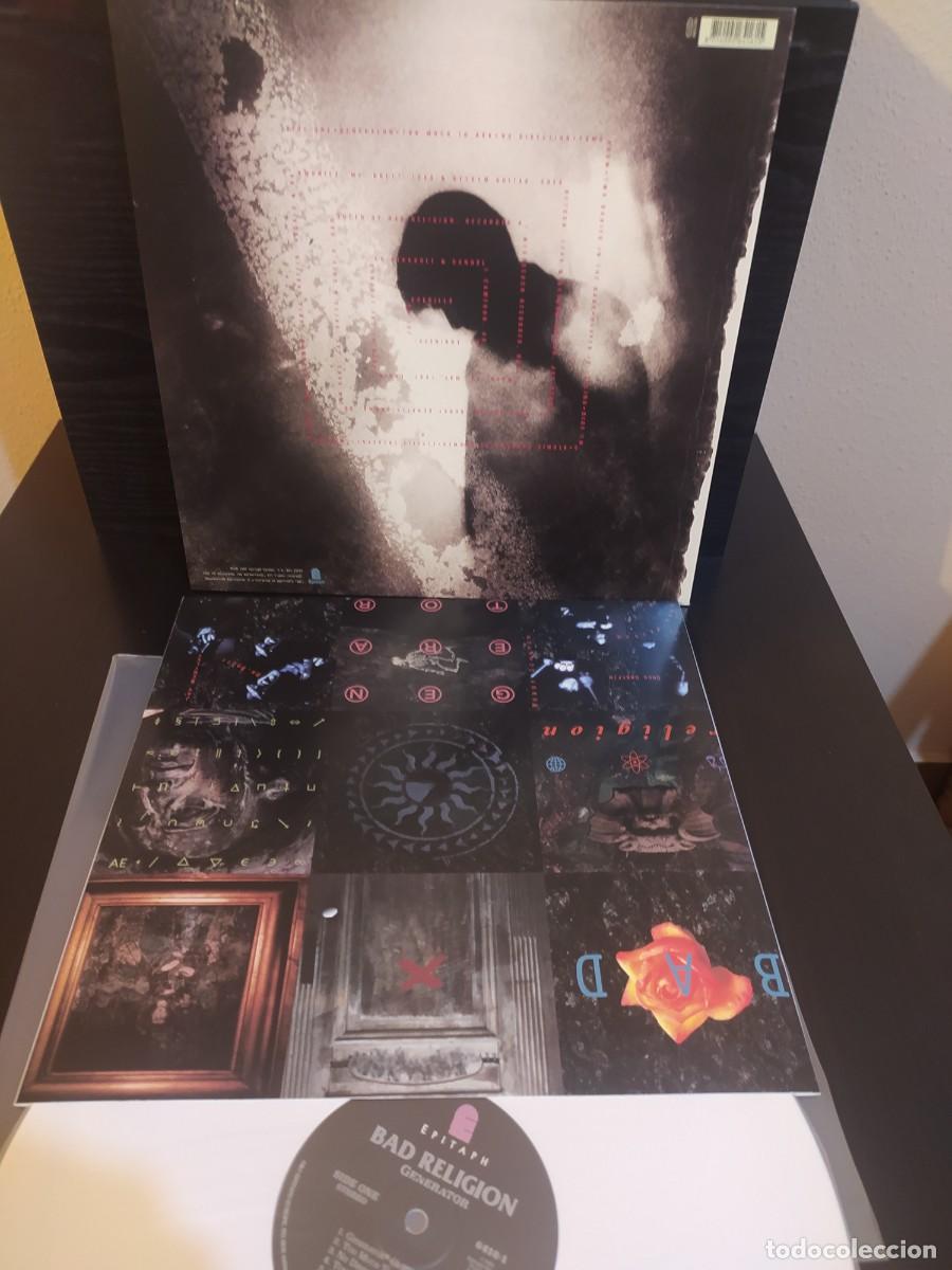 Discos de vinilo: BAD RELIGI&Oacute;N lp. GENERATOR Ed. Limitada 1500.Color - Foto 3