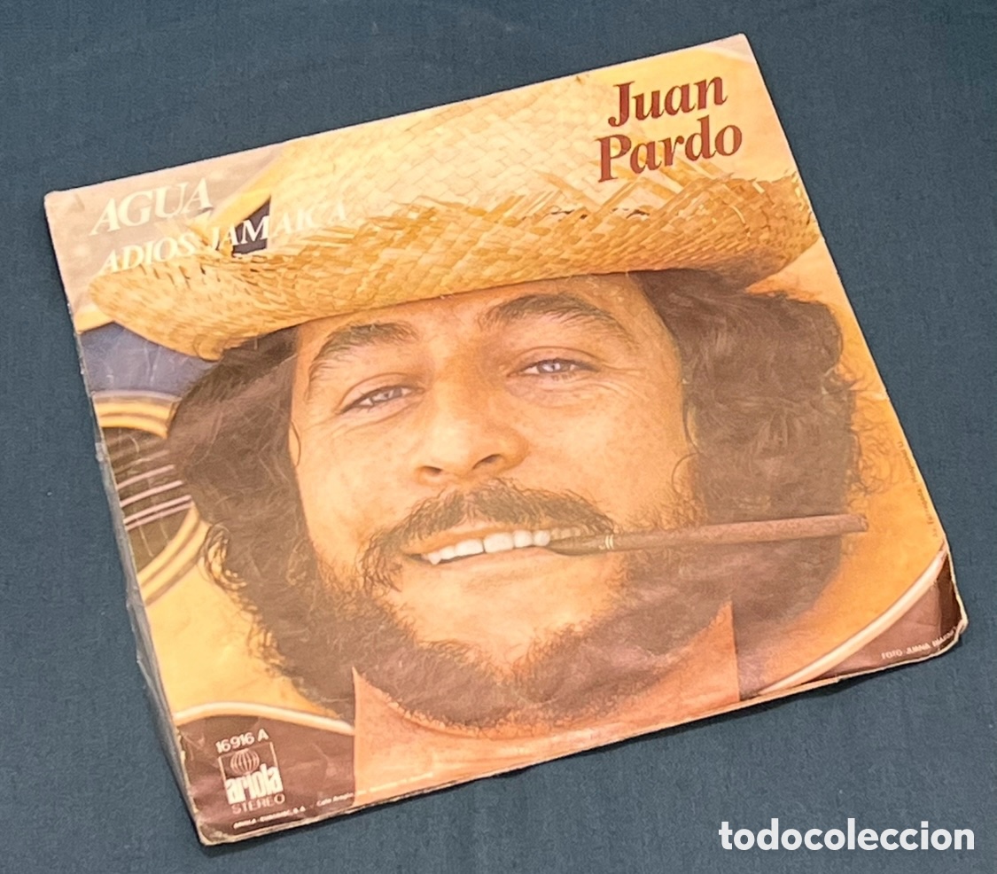 Discos de vinilo: Disco Vinilo Single. Juan Pardo. &ldquo;Agua&rdquo;. 1976. - Foto 2