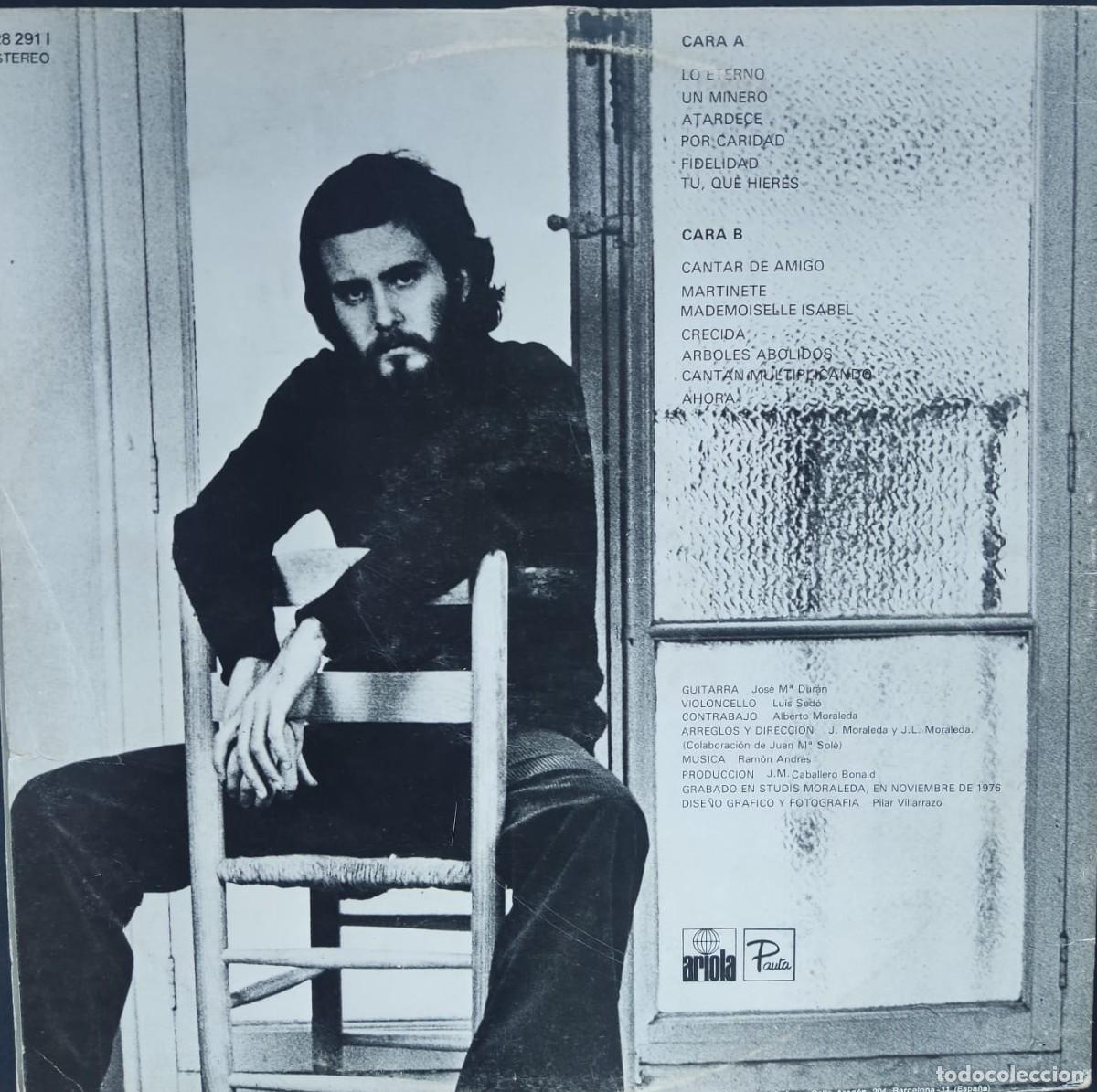 Discos de vinilo: RAM&Oacute;N ANDR&Eacute;S. CANTA A BLAS DE OTERO. LP - Foto 2