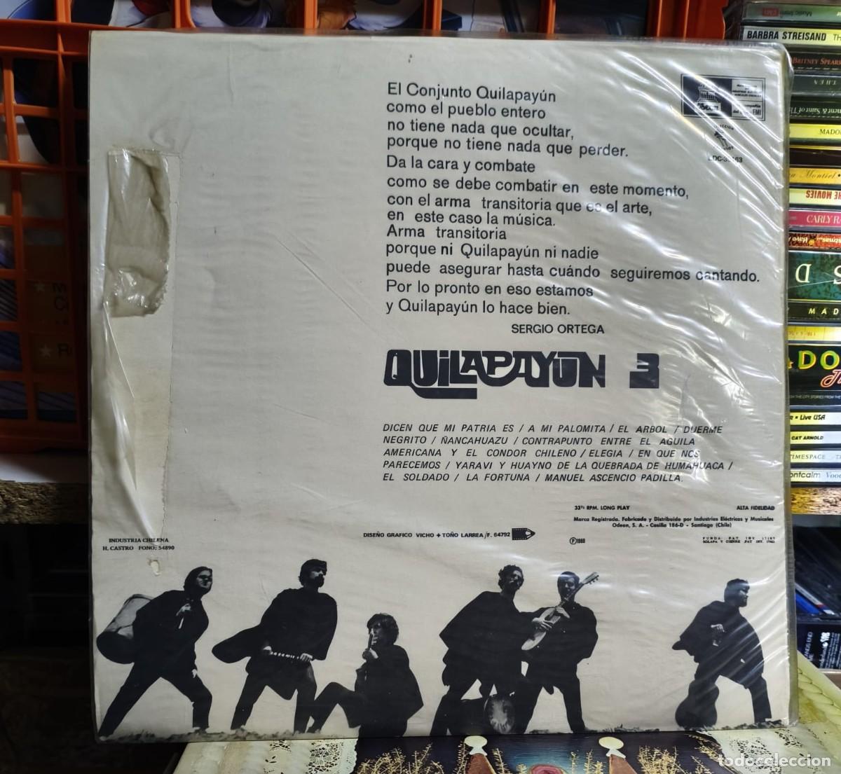 Discos de vinilo: Quilapay&uacute;n &ndash; Quilapayun 3 - Foto 3