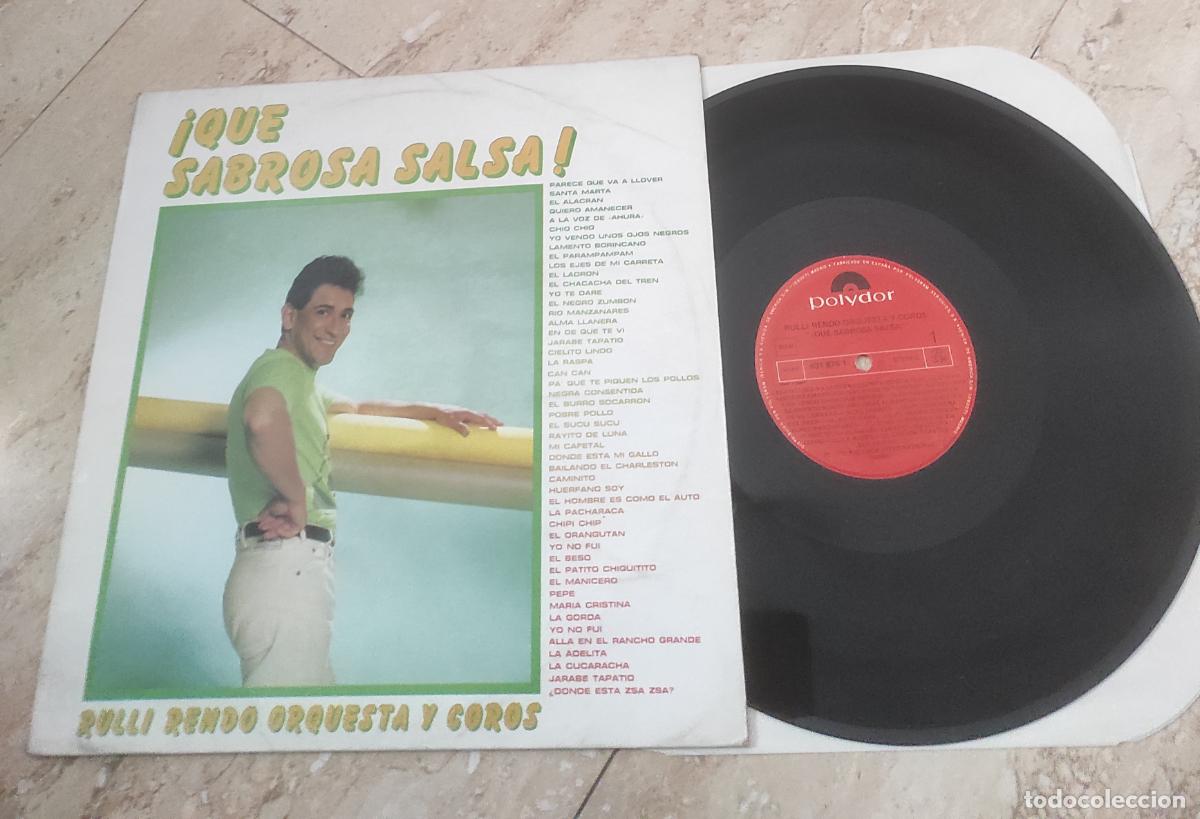 Discos de vinilo: Rulli Rendo Orquesta y Coros - LP-Que Sabrosa Salsa ! - Foto 1