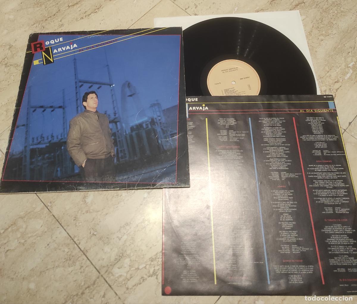 Discos de vinilo: ROQUE NARVAJA - AL DIA SIGUIENTE - LP-CONTIENE INSERT- - Foto 1