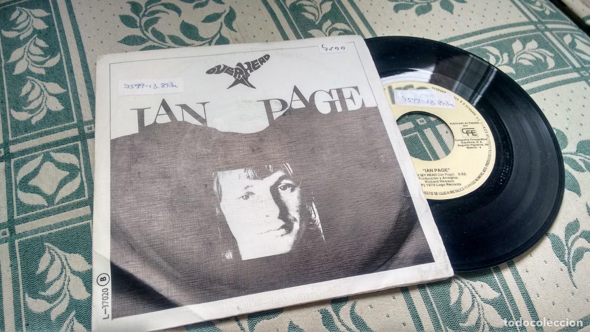 Discos de vinilo: Single ( vinilo) de IAN PAGE a&ntilde;o 1.979 - Foto 1