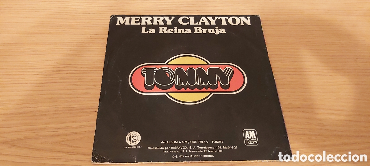 Discos de vinilo: B-MERRY CLAYTON/LA REINA BRUJA/SINGLE. - Foto 2