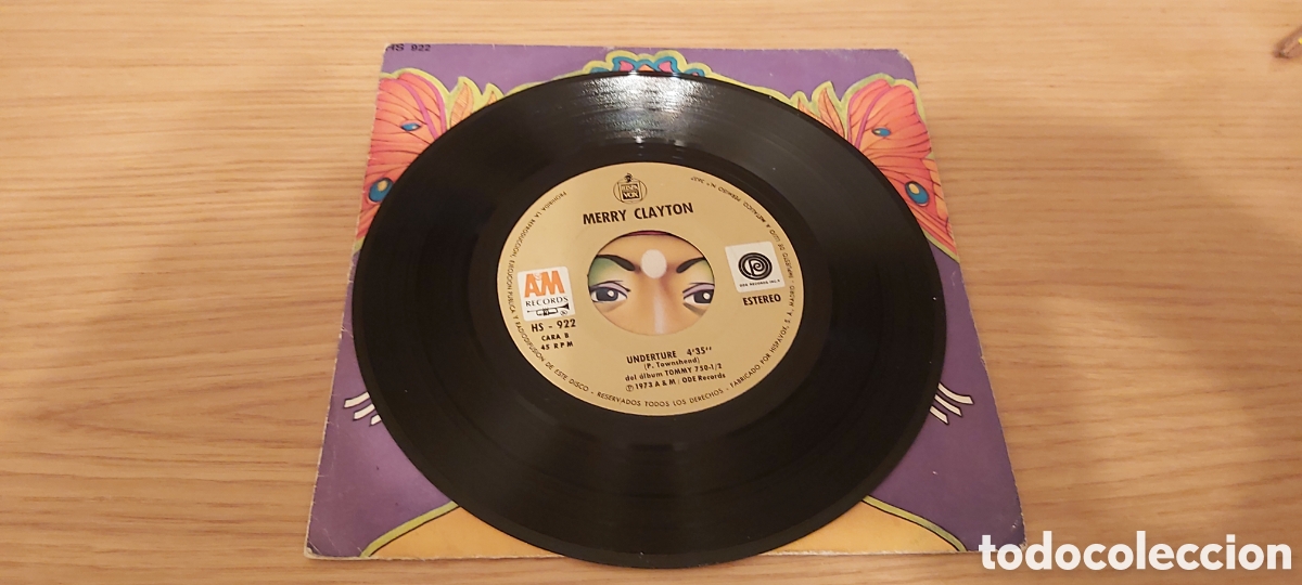 Discos de vinilo: B-MERRY CLAYTON/LA REINA BRUJA/SINGLE. - Foto 3