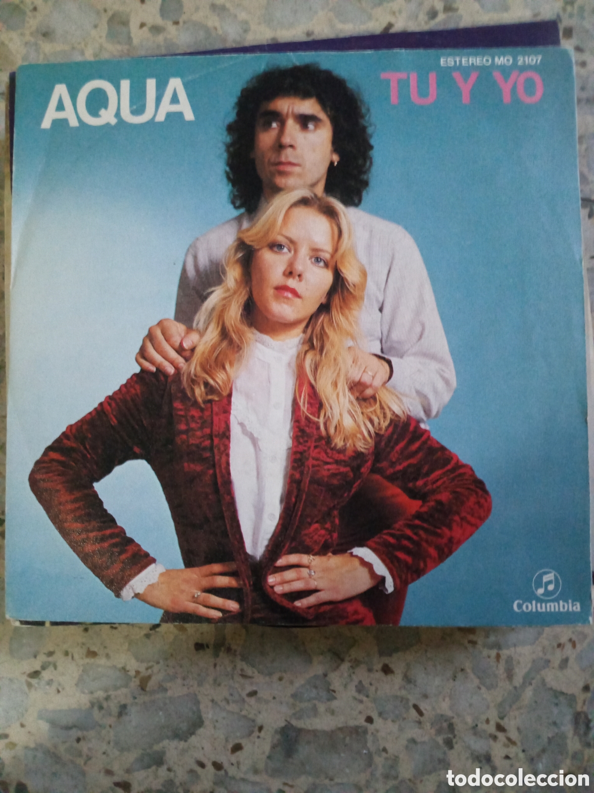 Discos de vinilo: SGL AQUA TU Y YO 1981 PROMO - Foto 1