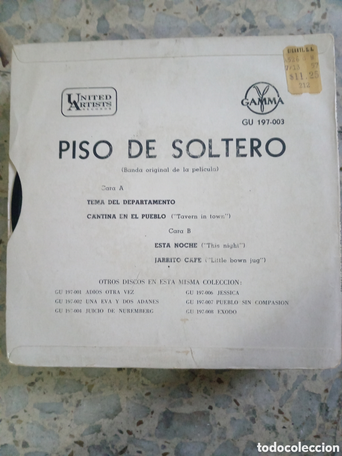 Discos de vinilo: EP PISO DE SOLTERO EL APARTAMENTO BSO MEXICO - Foto 2