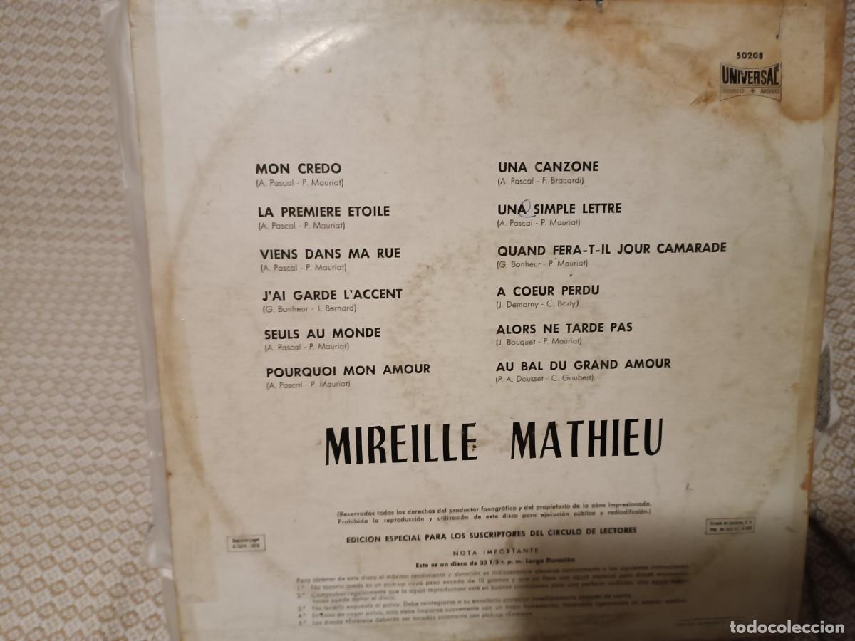 Discos de vinilo: Mireille Mathieu .......... - Foto 2