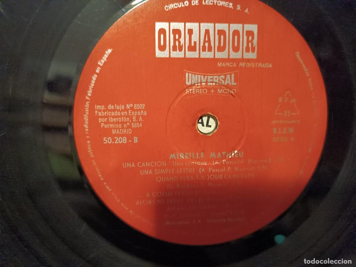 Discos de vinilo: Mireille Mathieu .......... - Foto 3
