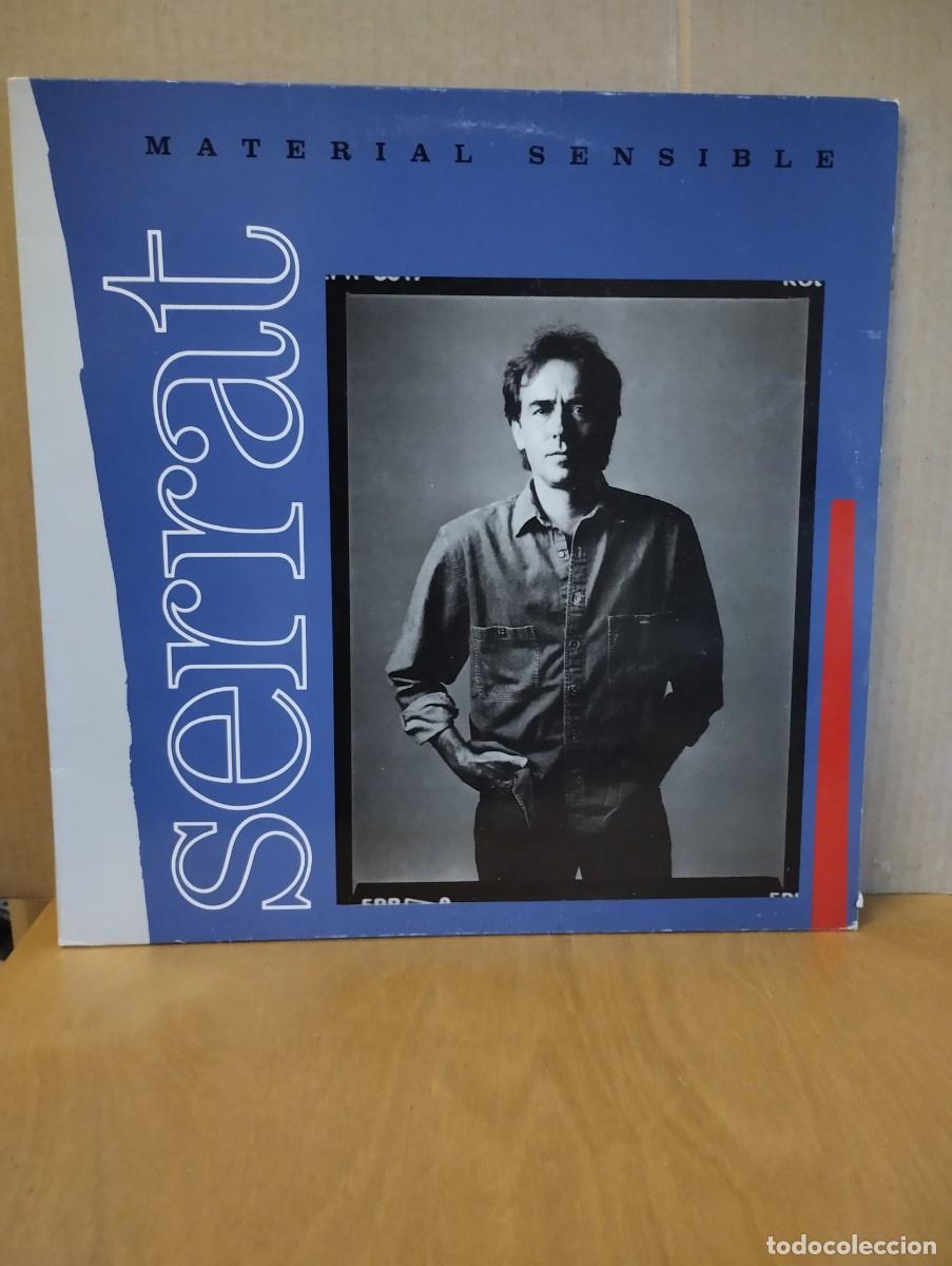 Discos de vinilo: SERRAT ---- MATERIAL SENSIBLE - Foto 1