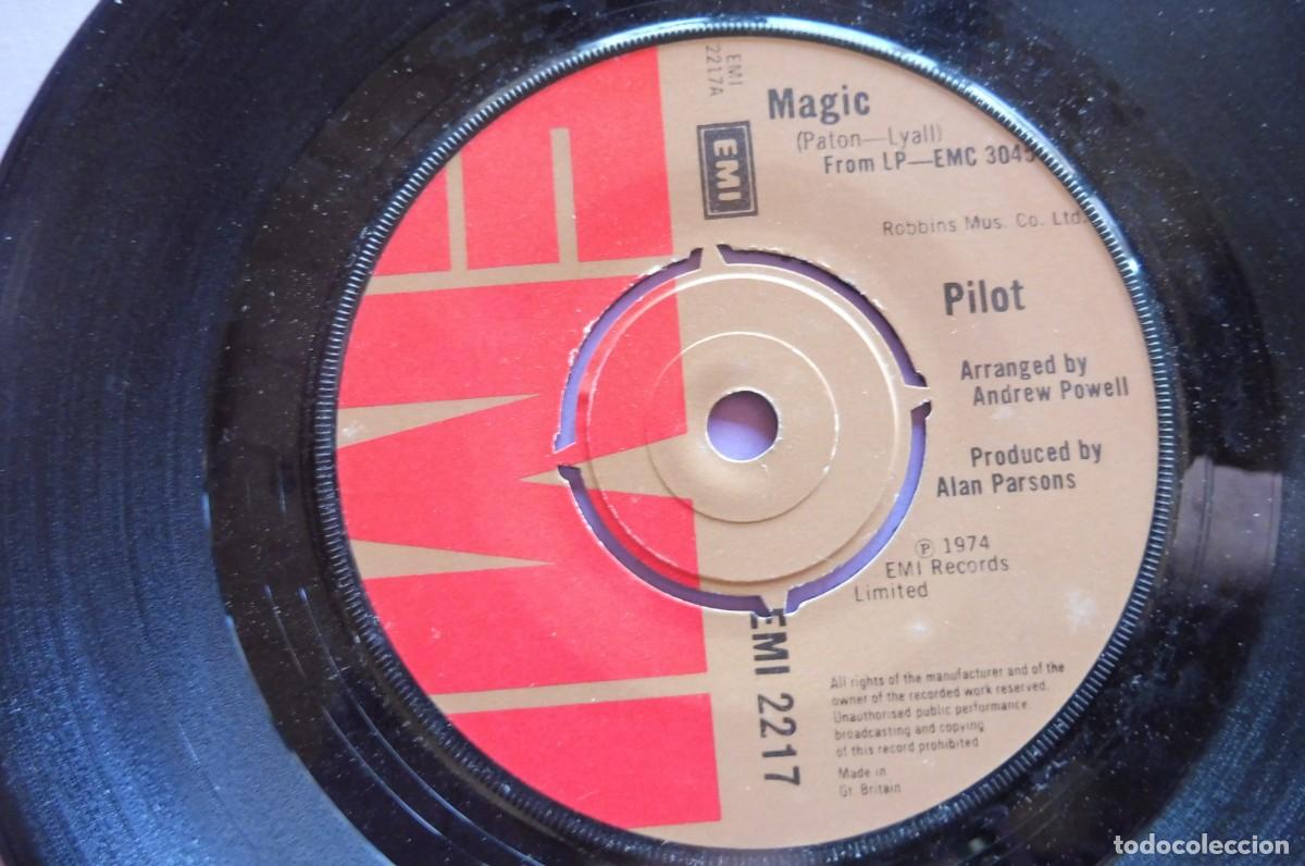 Discos de vinilo: SINGLE - Pilot &ndash; Magic - Just Let Me Be - EMI 2217 - Foto 2