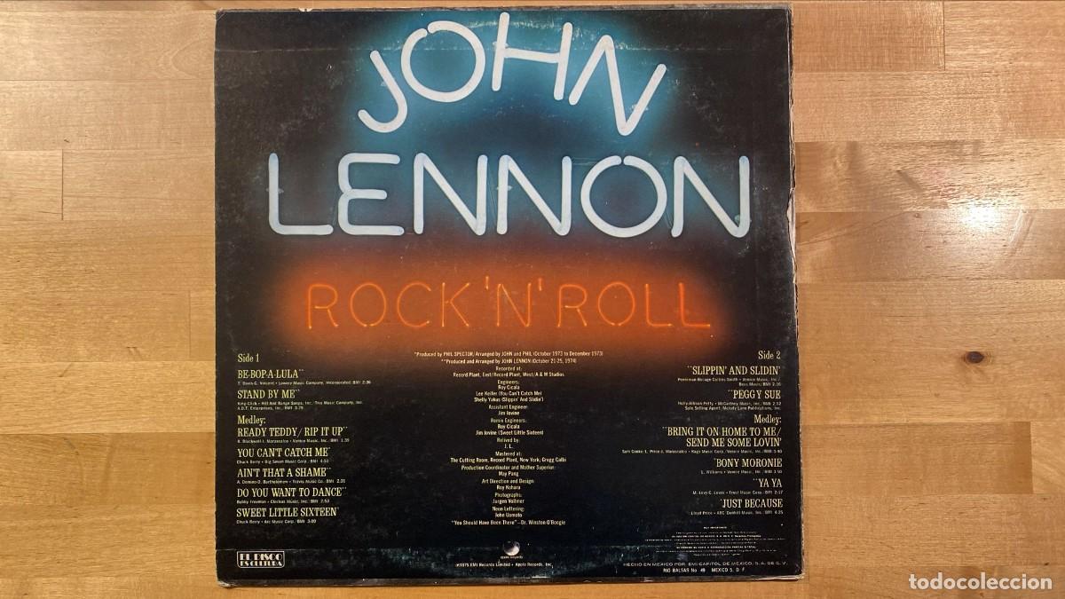 Discos de vinilo: John Lennon &ndash; Rock N Roll - Foto 2