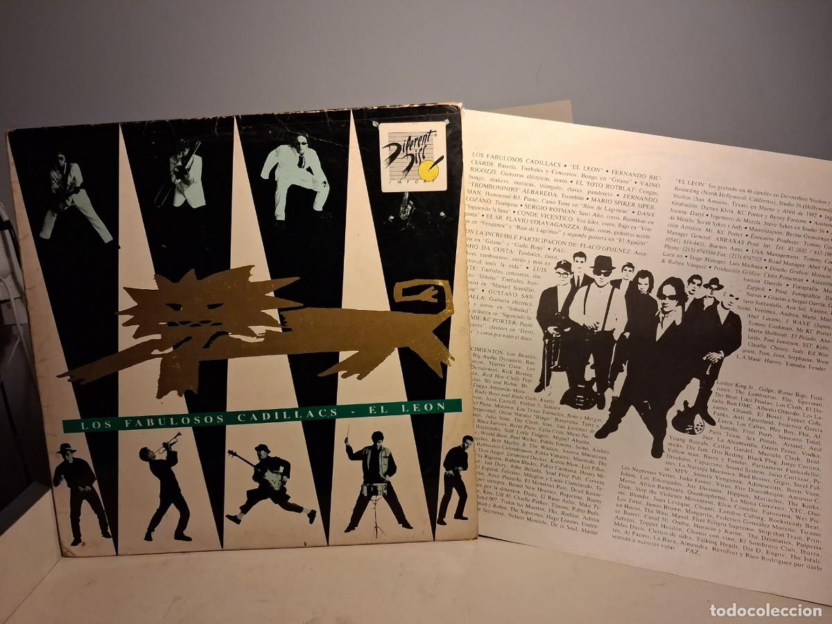 Discos de vinilo: LP LOS FABULOSOS CADILLACS - EL LEON - Foto 1