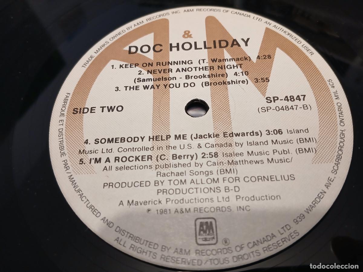 Discos de vinilo: Doc Holliday &ndash; Doc Holliday- (1981) LP disco vinilo - Foto 2