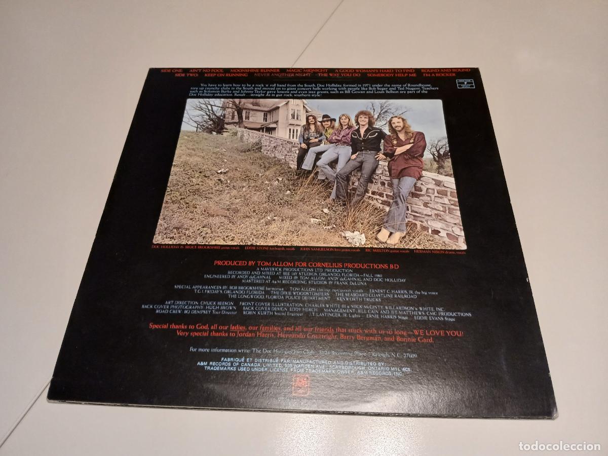 Discos de vinilo: Doc Holliday &ndash; Doc Holliday- (1981) LP disco vinilo - Foto 7