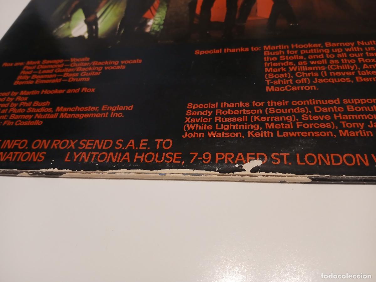 Discos de vinilo: Rox &ndash; Violent Breed- (1983) LP disco vinilo - Foto 8