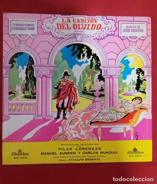 Discos de vinilo: LP Vinilo La Canci&oacute;n del Olvido/Pilar Lorengar - Foto 1