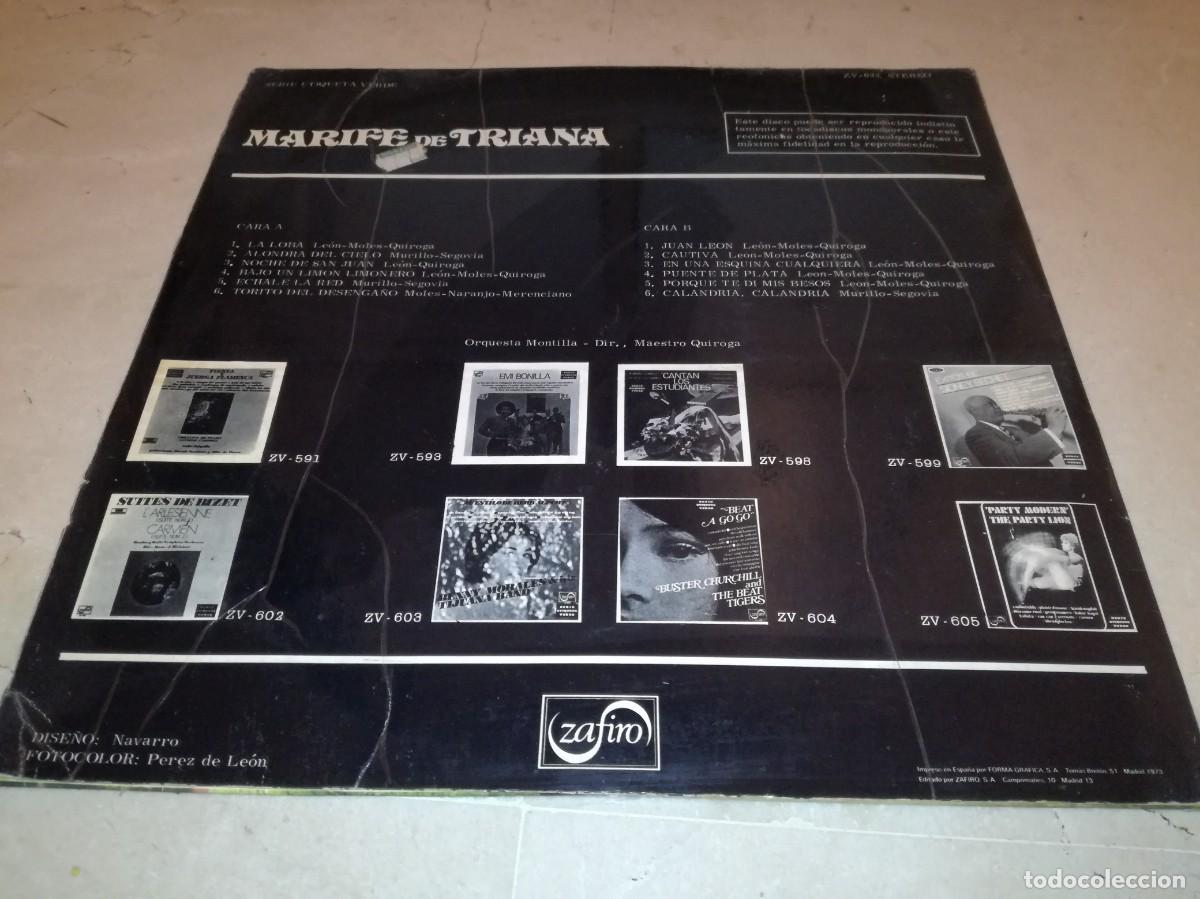 Discos de vinilo: MARIFE DE TRIANA-ORIGINAL 1971 - Foto 2