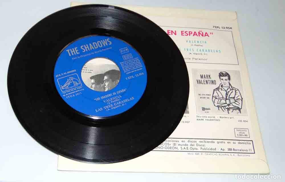Discos de vinilo: The Shadows&lrm;&ndash; Los Shadows En Espa&ntilde;a - EP 1963 - Foto 5