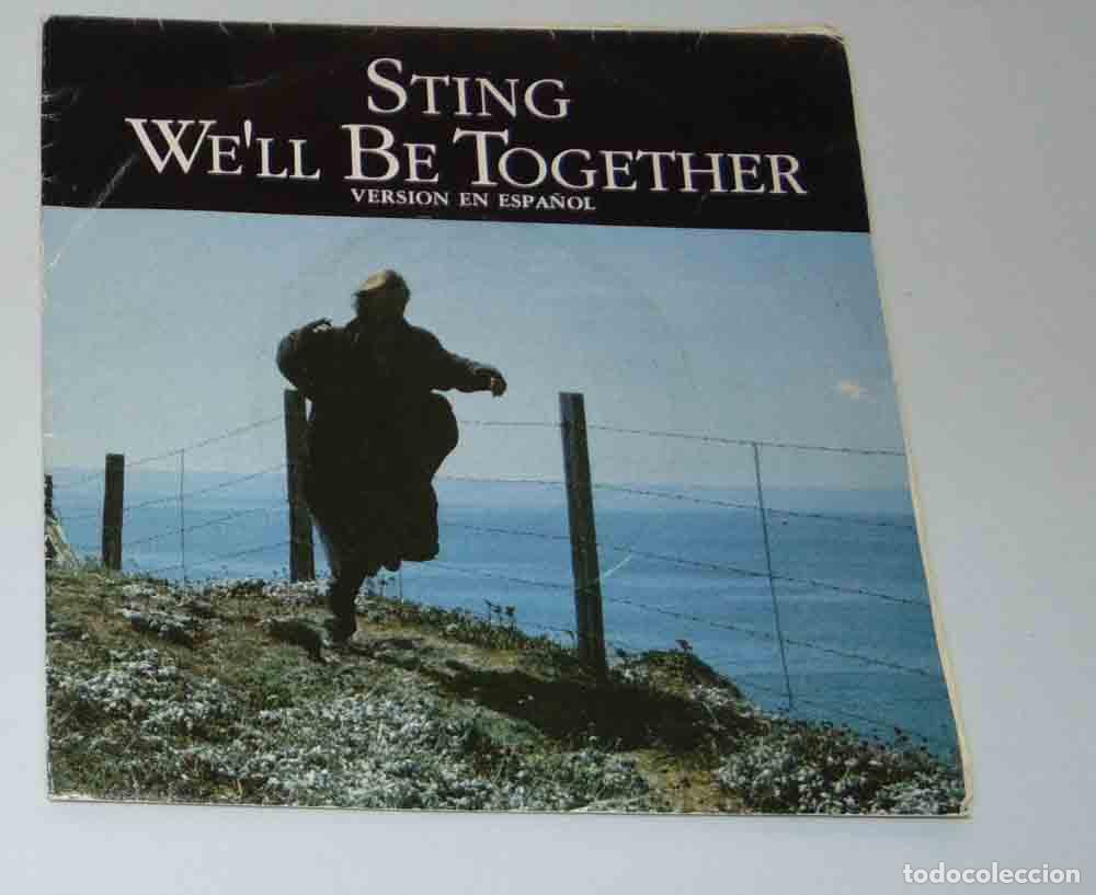 Discos de vinilo: STING - WELL BE TOGETHER - SINGLE 1987 - Foto 3