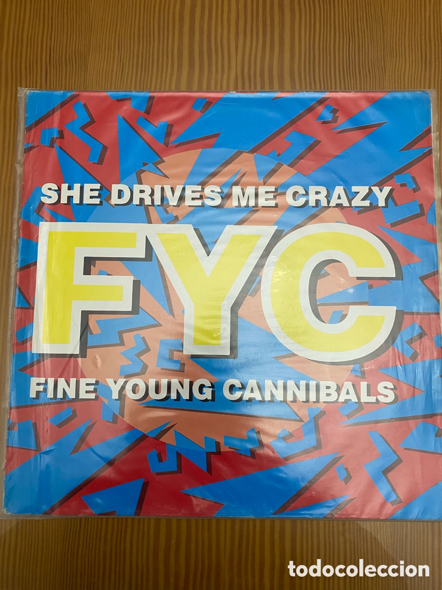 Discos de vinilo: Disco de Vinilo (Maxi) FYC &ldquo;She Drives me Crazy&rdquo; - Foto 1