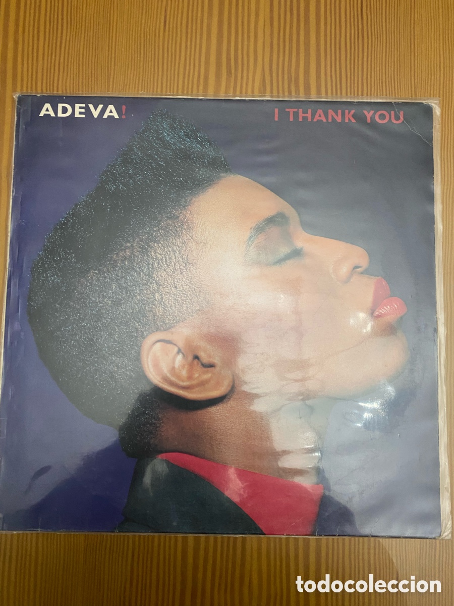 Discos de vinilo: Disco de Vinilo (Maxi) Adeva! &ldquo;I Thank You&rdquo; - Foto 1