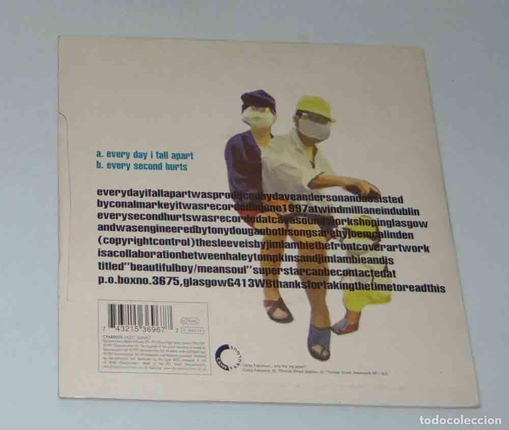 Discos de vinilo: SUPERSTAR - EVERY DAY I FALL APART - SINGLE VINILO 1997 - Foto 3