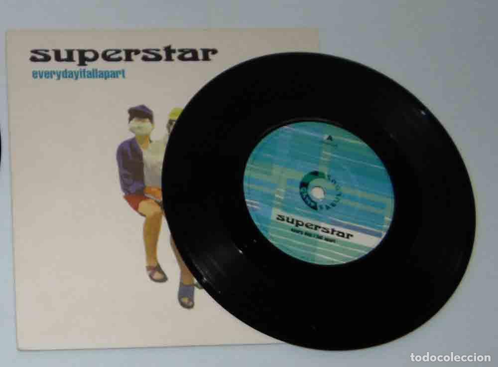 Discos de vinilo: SUPERSTAR - EVERY DAY I FALL APART - SINGLE VINILO 1997 - Foto 4