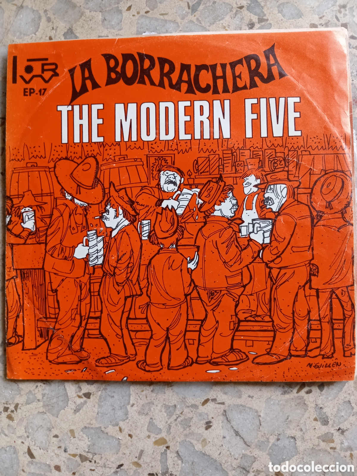 Discos de vinilo: EP THE MODERN FIVE LA BORRACHERA MEXICO - Foto 1