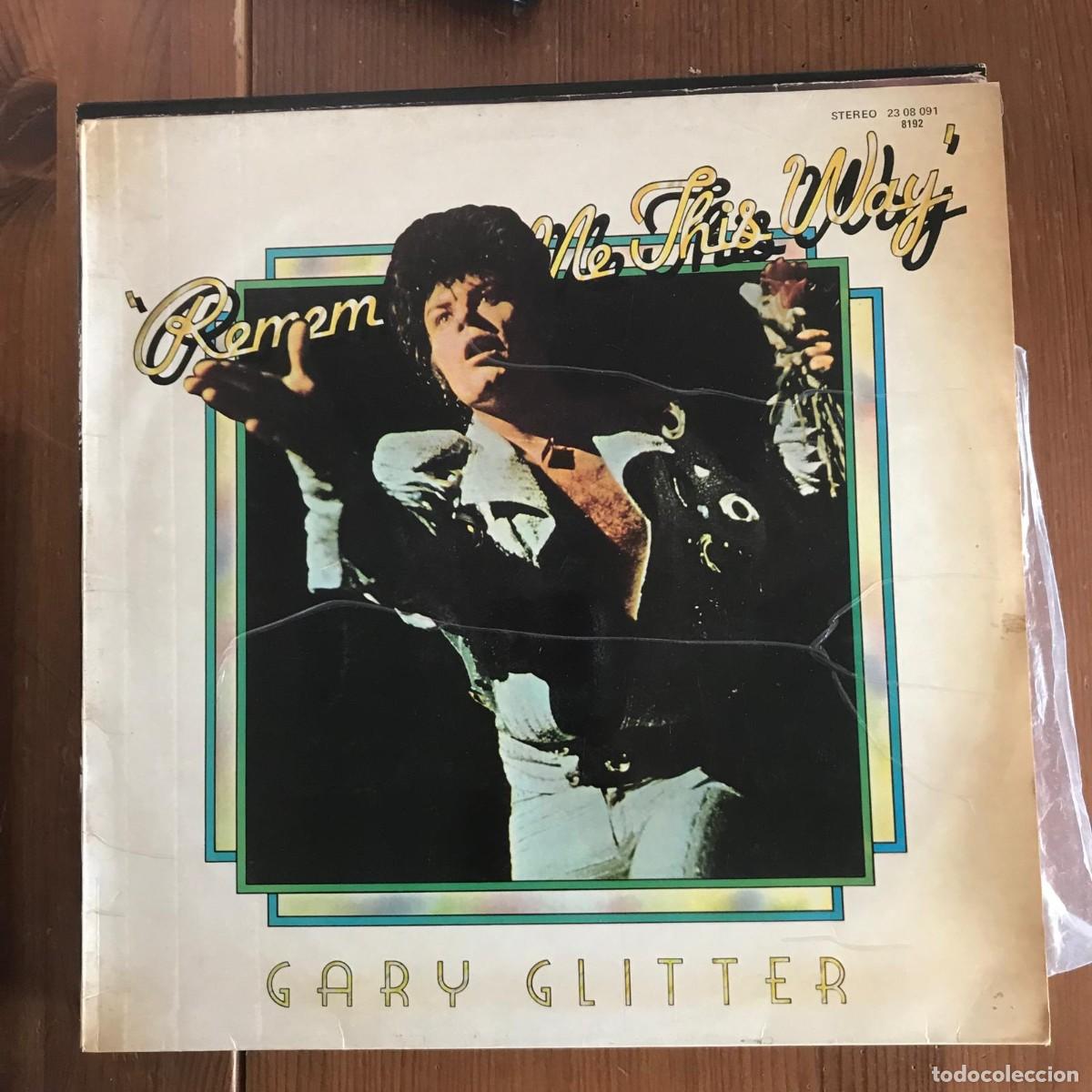 Discos de vinilo: GARY GLITTER - REMEMBER ME THIS WAY - LP BELL / DISCOLIBRO 1974 - Foto 1
