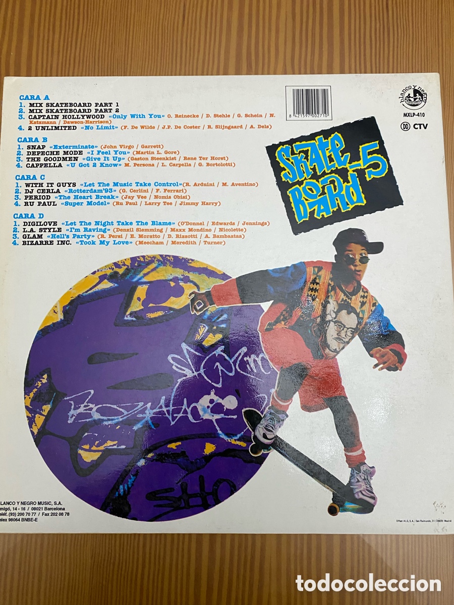 Discos de vinilo: Disco de Vinilo (Doble LP) Skateboard 5 - Foto 2