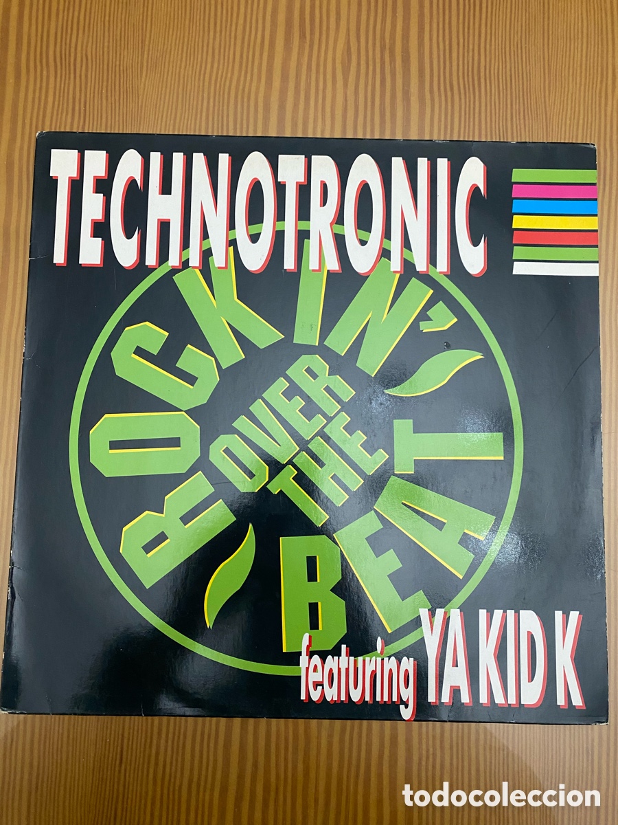 Discos de vinilo: Disco de Vinilo (Maxi) Technotronic &ldquo;Rockin&rsquo; over the beat&rdquo; - Foto 1