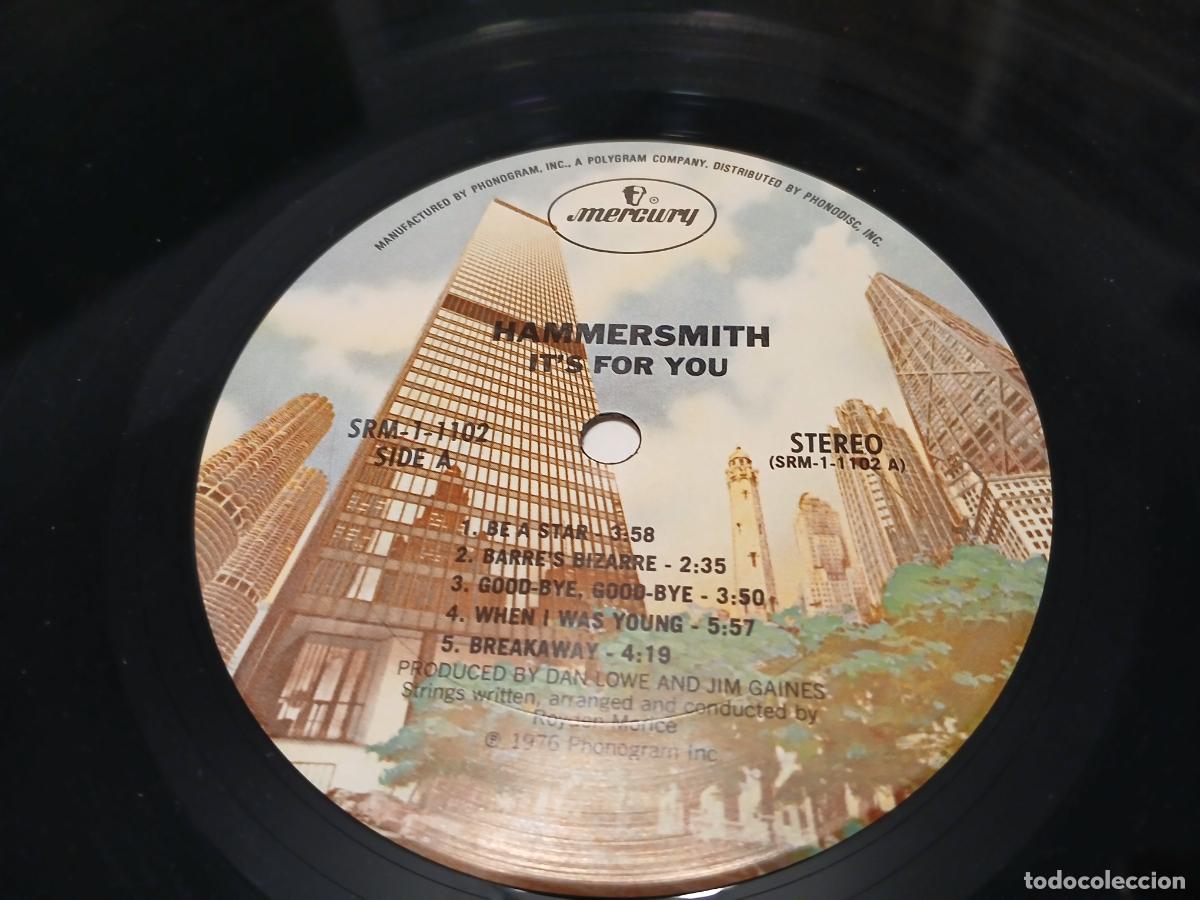 Discos de vinilo: Hammersmith &ndash; Its For You- (1976) LP disco vinilo - Foto 2