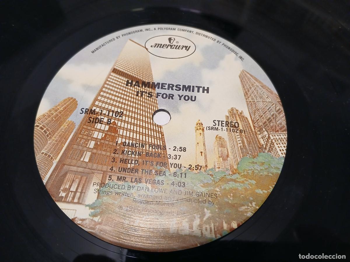 Discos de vinilo: Hammersmith &ndash; Its For You- (1976) LP disco vinilo - Foto 3