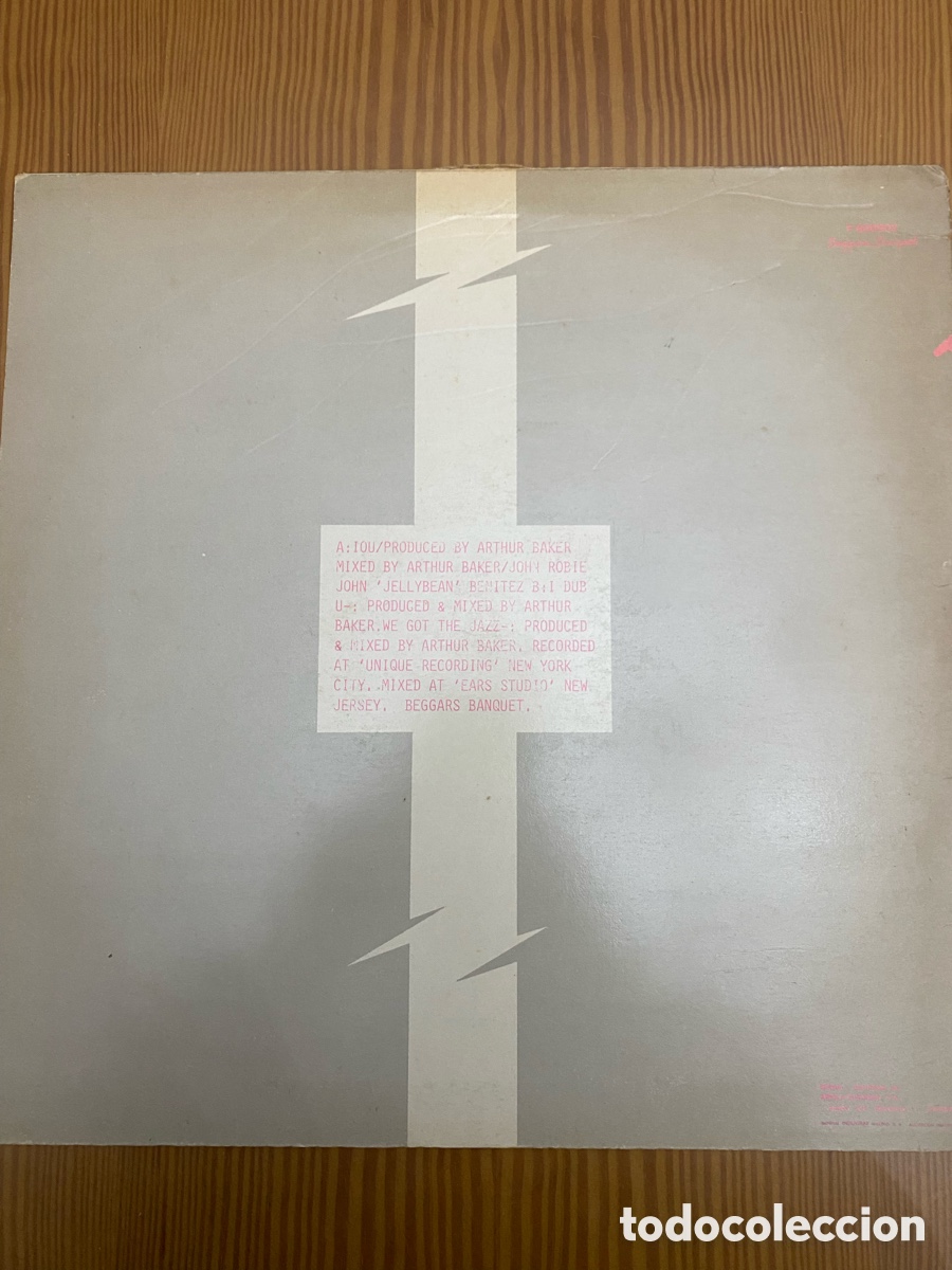 Discos de vinilo: Disco de Vinilo (Maxi) Freez &ldquo;L.o.u&rdquo; - Foto 2