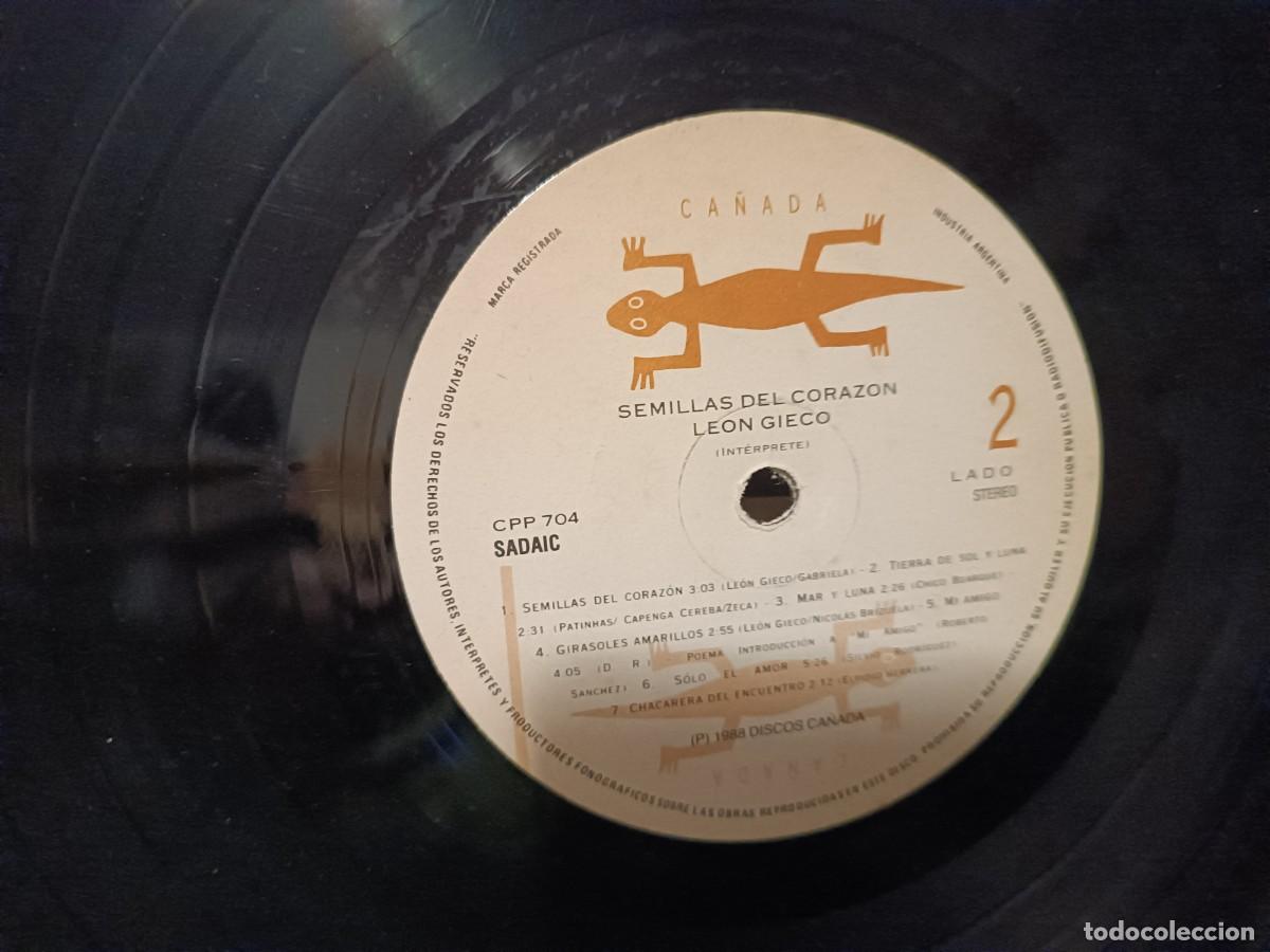 Discos de vinilo: Leon Gieco Semillas del Corazon - Foto 3