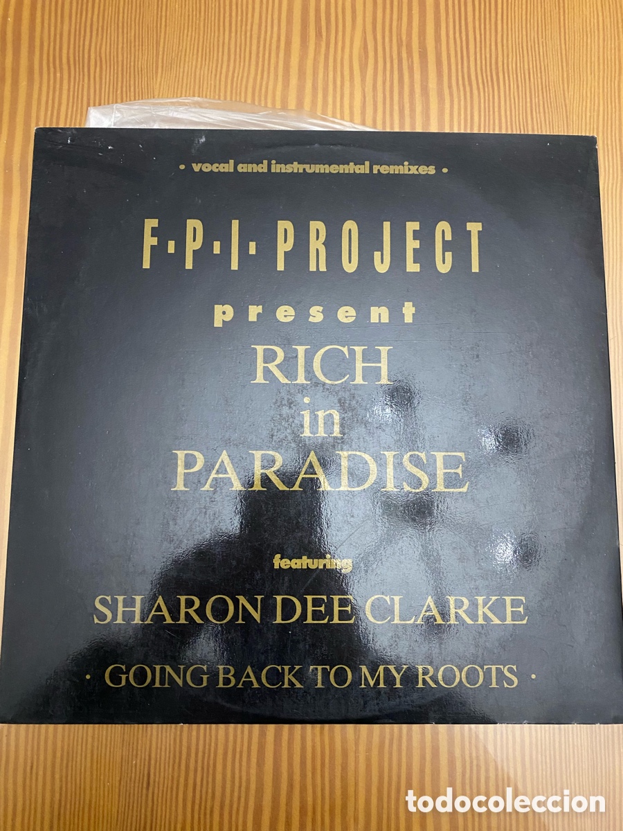 Discos de vinilo: Disco de Vinilo (Maxi) F.P.I Project Present - Foto 1