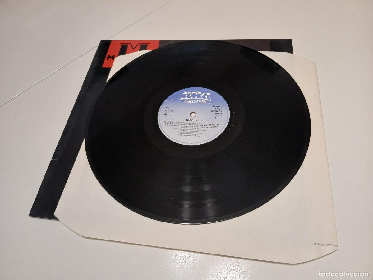 Discos de vinilo: Monro &ndash; Monro- (1987) LP disco vinilo - Foto 4