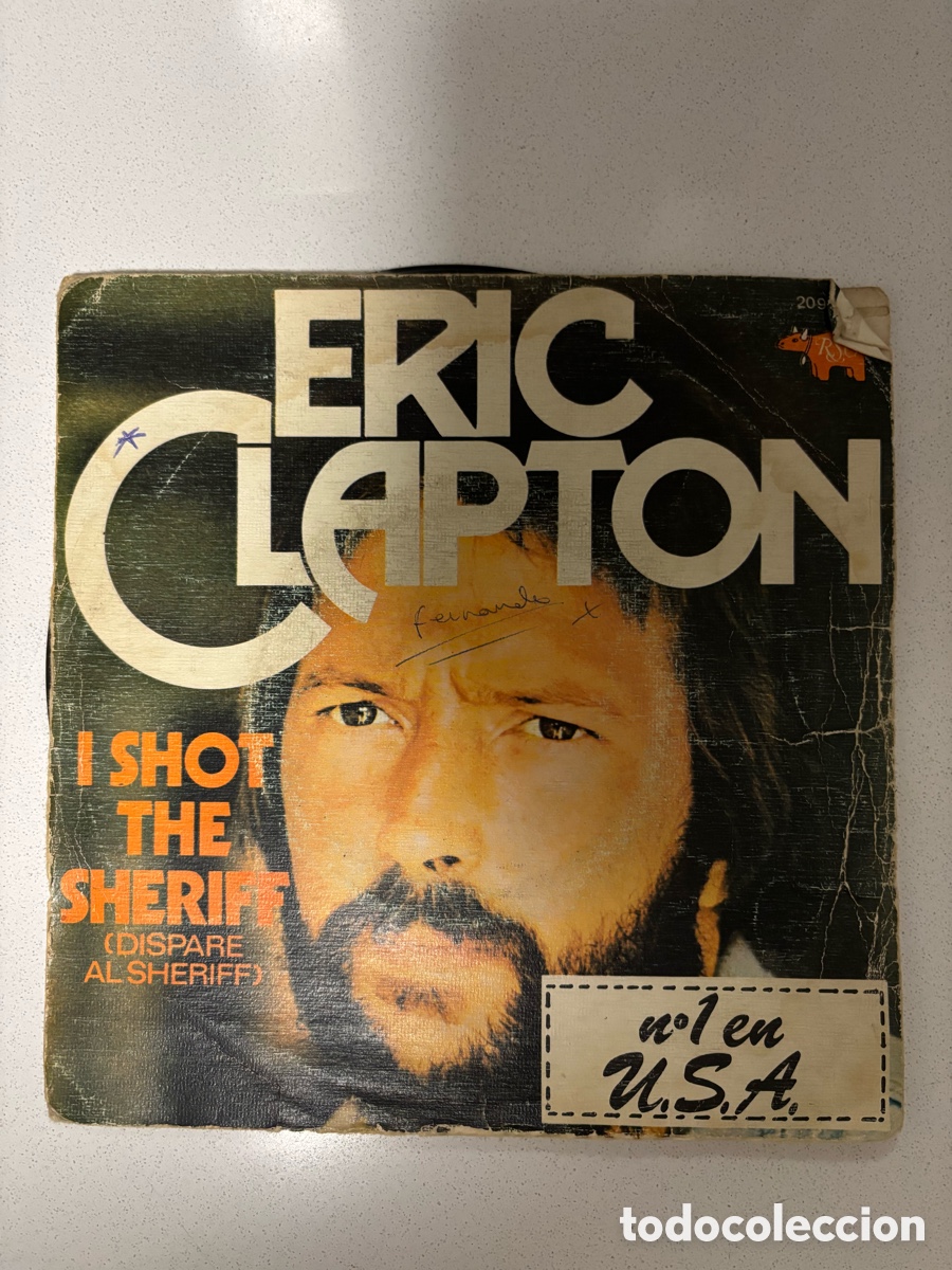 Discos de vinilo: Eric Clapton. Single de &eacute;poca. - Foto 1