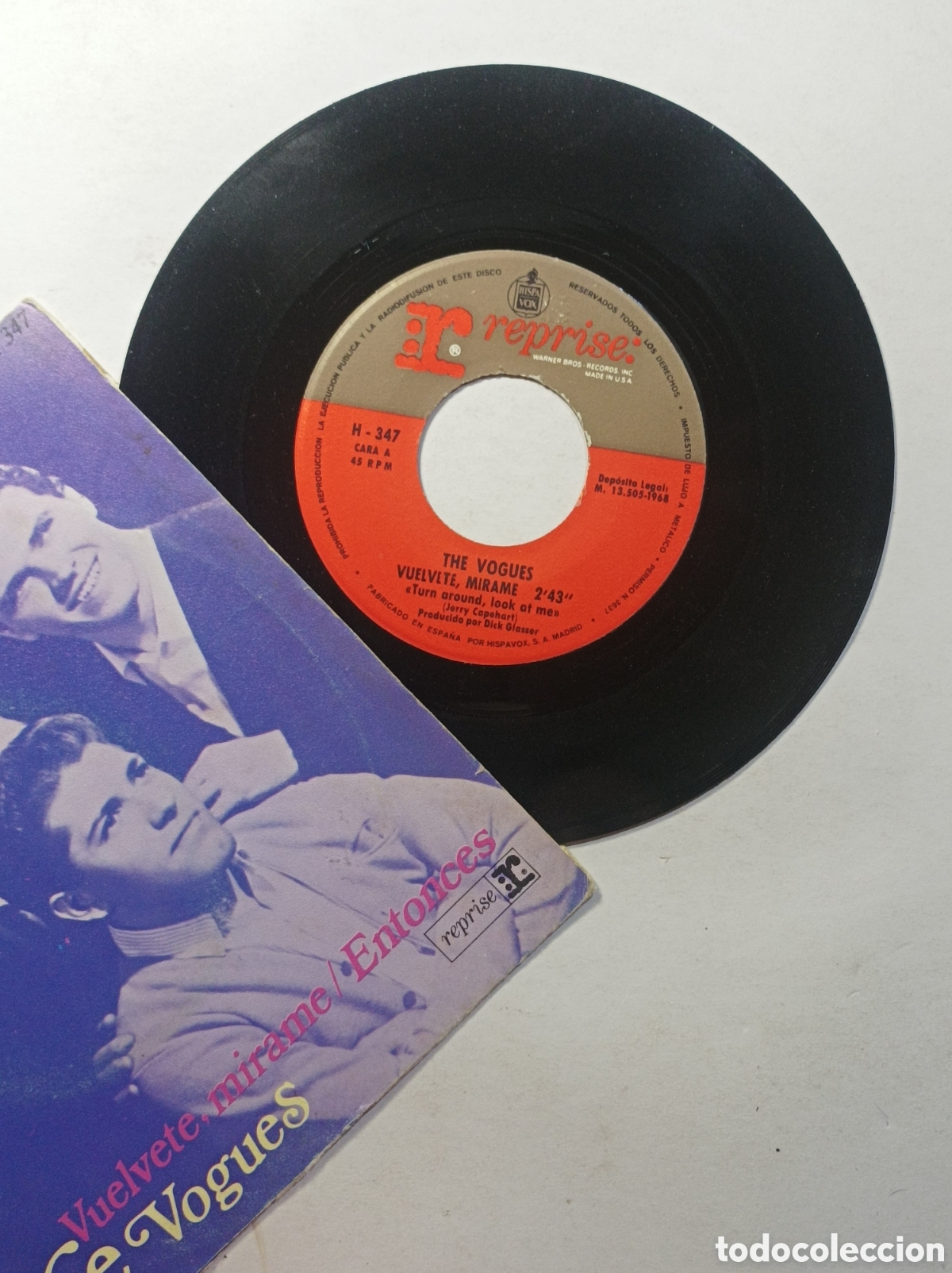 Discos de vinilo: THE VOGUES. HISPAVOX. SINGLE DISCO VINILO. - Foto 3